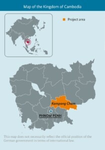 Map of Kampot