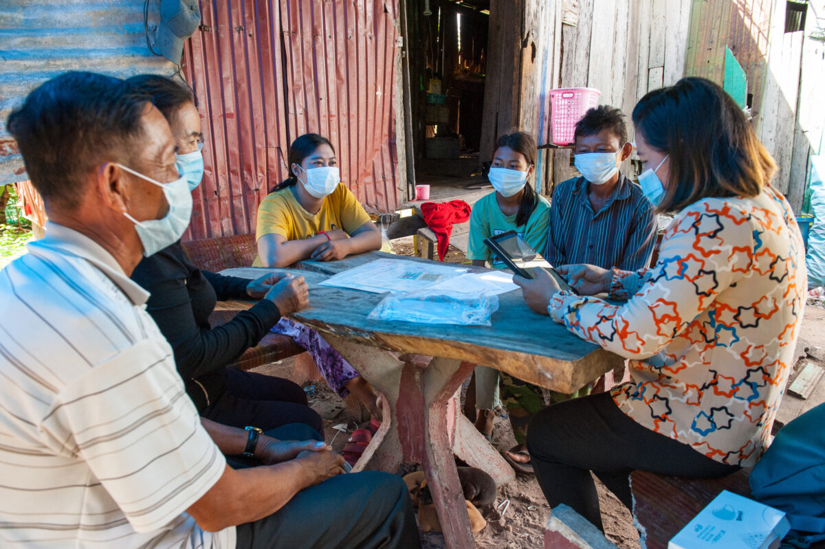 Household interview in Stung Treng