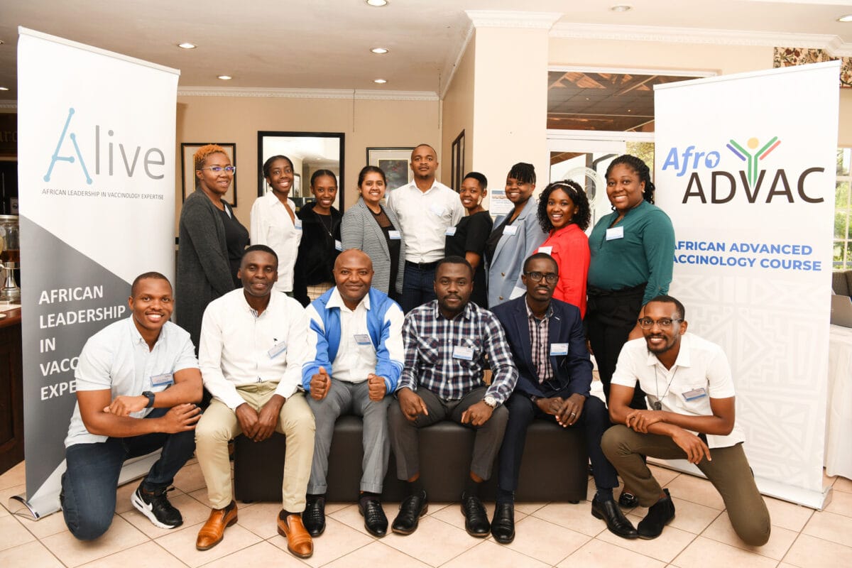 Group picture of MSc students at Afro-ADVAC course 2023