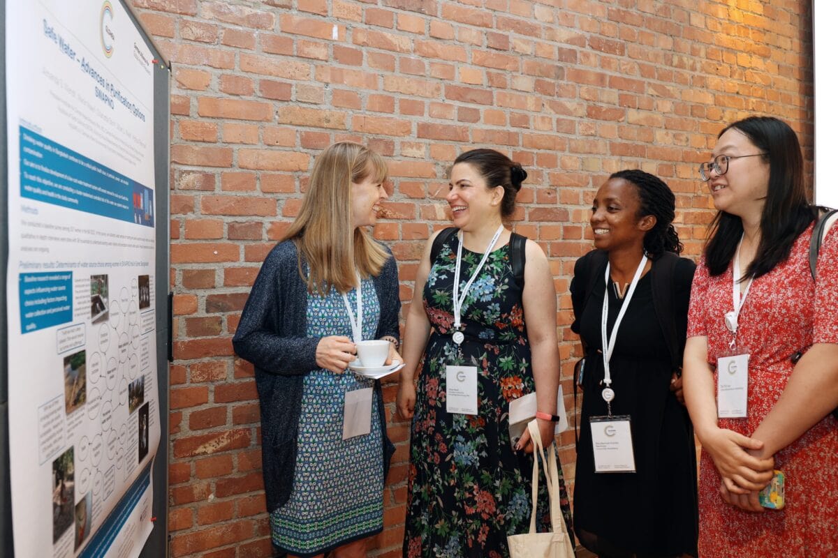 Global health researchers at GLOHRA’s annual conference, 2023