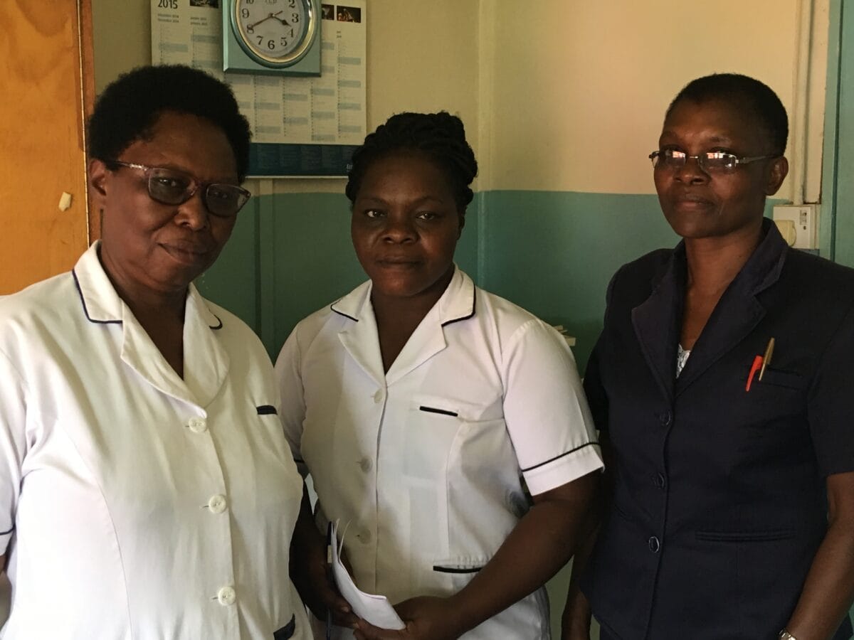 Nurses at Kisumu County Hospital