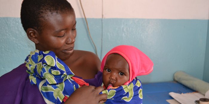 Tanzanian mother with newborn