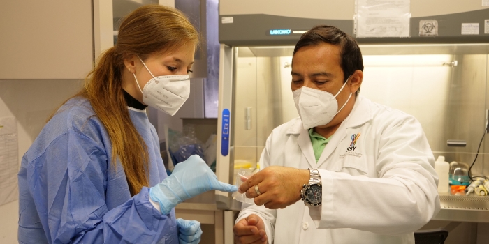 Laboratory training on COVID-19 diagnostics, Mexico